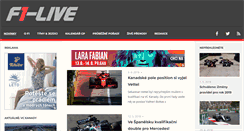Desktop Screenshot of f1-live.eu